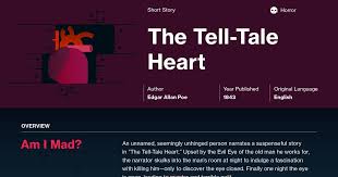 The Tell Tale Heart Plot Summary Course Hero
