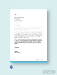 Free Entry Level Marketing Cover Letter Template Word