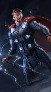 thor mjolnir hammer marvel superhero 4k