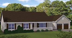 Plan 40689 Single Story Ranch House