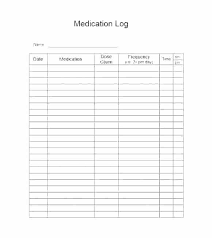 Daily Medication Schedule Template Medicine Chart Excel Free