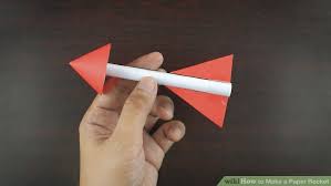 How To Make A Paper Rocket 14 Steps With Pictures Wikihow