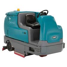 battery powered ride on floor scrubber