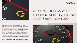 check engine light blinks insights