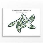 Whitford Country Club PA Golf Course Map Home Decor - Etsy