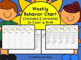 Weekly Behavior Management Kit Classroom Management