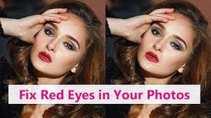 how to remove red eye in your photos
