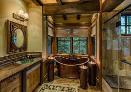 At log cabin rustics, our rustic bathroom vanity and log vanity collection is impressive. Lodge Bathroom Accessories Image Of Bathroom And Closet