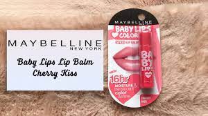 baby lips lip balm cherry kiss review