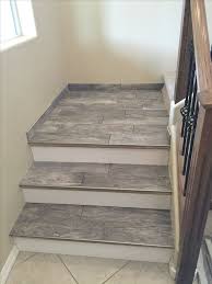 Stairs Porcelain Wood Look Tile Stairs