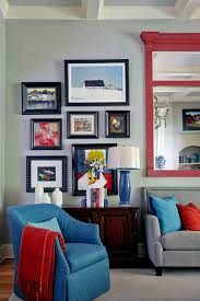 grey and red living room ideas