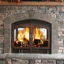 a fireplace insert or a wood stove
