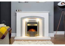 Rno Ariston White Marble Fireplace