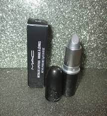 mac cosmetics frost lipstick silver
