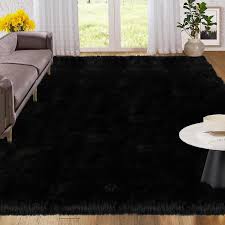 fluffy rugs faux fur sheepskin area rug