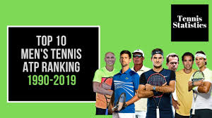 Who holds the top atp ranking and wta ranking? Top 10 Men S Tennis Players Atp Ranking 1990 2019 Youtube
