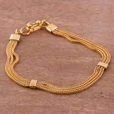 gold plated sterling silver naga chain