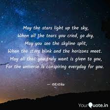 May The Stars Light Up Th Quotes Writings By Kritika