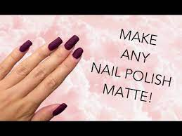 diy matte nail polish make any nail