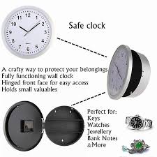 Secret Safe Box Wall Clock Safe