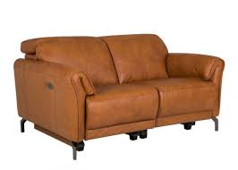 Naples Leather Electric Reclining Sofa
