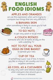 learn english food idioms learn
