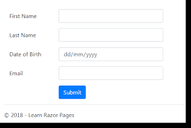 posting forms with ajax in razor pages