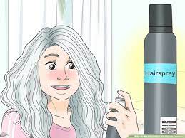 your hair look gray for a costume