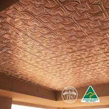 outdoor ceiling at pressed tin