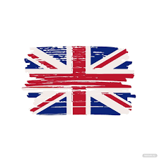 distressed british flag clipart in
