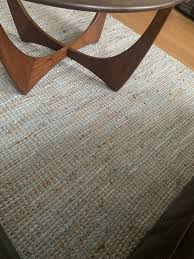 madras leather hemp rug natural