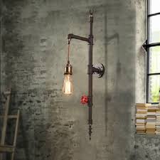 Industrial Wall Sconce Water Pipe Light