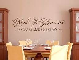 Vinyl Wall Quote For The Dinning Room
