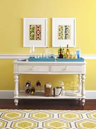use an old console table to create a
