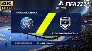 FIFA 22 PS5 - Paris SG vs Bordeaux Match - YouTube