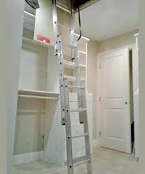 aluminum compact attic ladder 250 lb