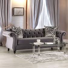 Regis Grey Sofa From Armen Living