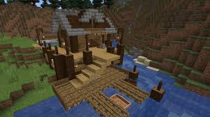 how to build a dock in minecraft