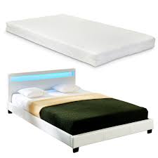 Характеристики на правене на легла го направите сами как да си направите двойно легло сами Svremenno Tapicirano S Eko Kozha Dvojno Leglo S Matrak I Led Osvetlenie Byalo Bedroom Bed Mattress Bed