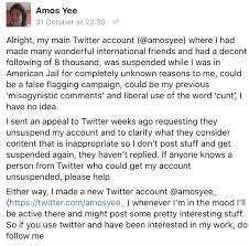 Amos yee torpedo ретвитнул(а) @globalfirstnews. Christoph On Twitter Sargon Amos Yee Is Clearly Trolling Everyone There S No Way He S Really That Stupid That He Thinks Pedophilia Is Basically Harmless Amos No I Really Am That Stupid Https T Co V3nk3hoo66