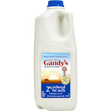 2 reduced fat milk plastic half gallon