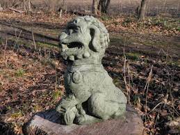 Cement Dog Outdoor Ornaments Statues