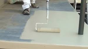 how to paint a concrete floor step by