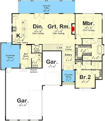 house plan with open floor plan