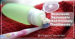 squeezable homemade toothpaste