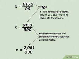 convert repeating decimals to fractions