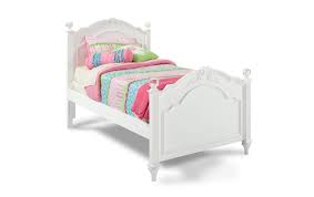 madelyn twin white bed bob s