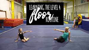 learning the level 4 floor routine