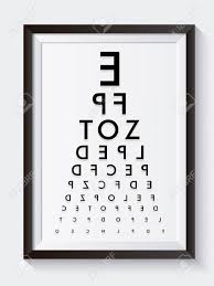 Eye Chart Inverted Funny Graphic Visual With Black Letters Ophthalmology
