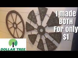 See more ideas about wagon wheel chandelier, wagon wheel, chandelier. Dollar Tree Farmhouse Diy Windmill And Wagon Wheel Decor Youtube
